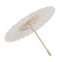 Kids Paper Parasol Bamboo and Paper Chinese Style Elegant White DIY Paper Umbrellas for Decoration 40cm/15.7in