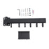 Wall Mounted Clothes Drying Rack Retractable Laundry Drying Rack for Balcony Bedroom Black
