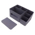 Tissue Box Organizer with Lid Plastic Exquisite Smooth Surface Tissue Desk Organizer for Home Office Purple