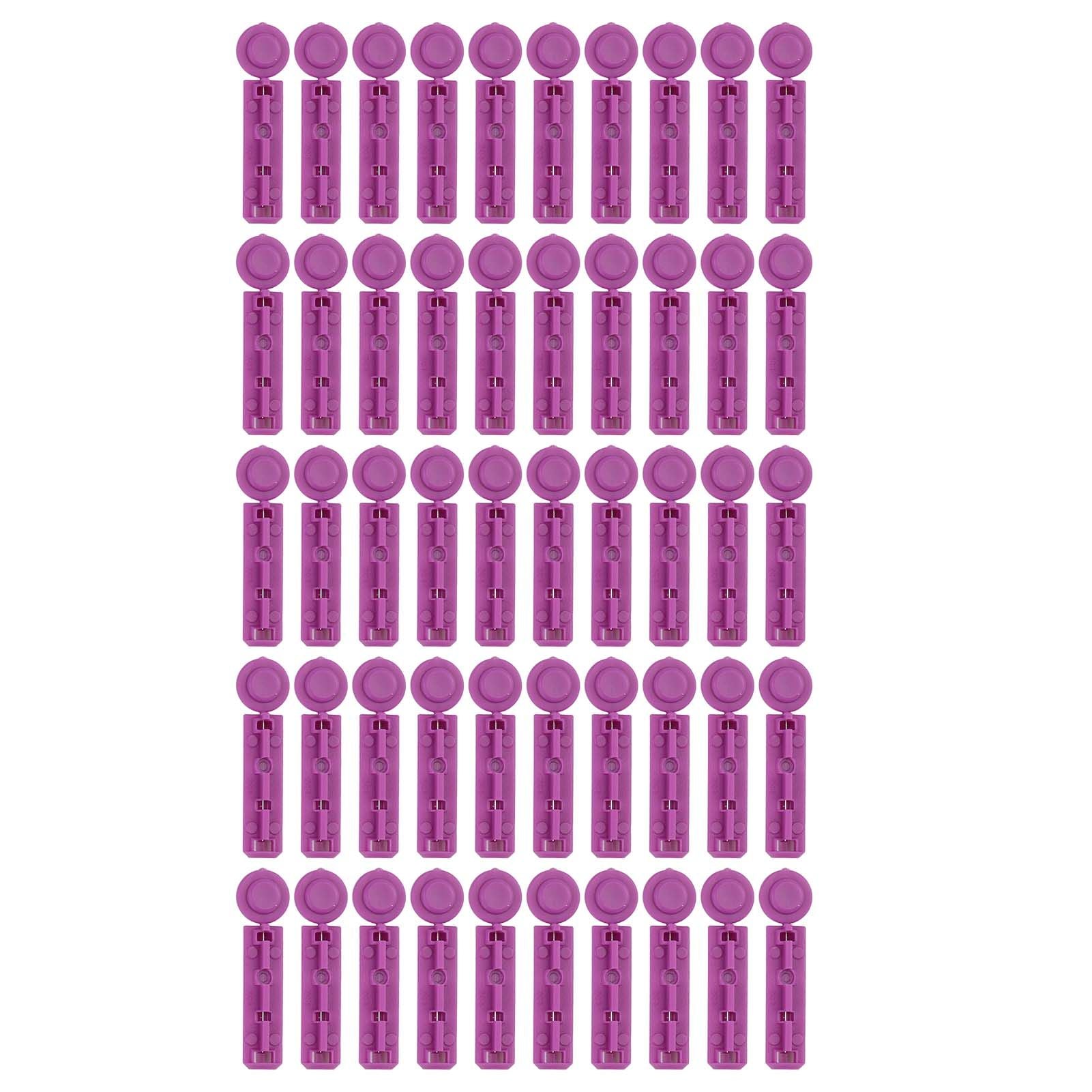 50PCS Diabetic Lancets for Blood Testing Glucose Testing Fits Most Lancing Devices Safe Single Use Blood Sugar Lancets