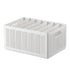 Closet Foldable Pants Storage Box Pure White Adjustable Dividers Rugged Divided Clothing Storage Boxes for Bedroom Wardrobe Large 7 Grids: 6 Baffles