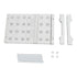 Expandable Closet Shelf Organizer Adjustable Space Saving Wardrobe Sink Tension Shelf 24cm Width 22cm Height Length 27 to 38cm/10.6 to 15.0in