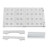 Expandable Closet Shelf Organizer Adjustable Space Saving Wardrobe Sink Tension Shelf 24cm Width 22cm Height Length 37 to 48cm/14.6 to 18.9in