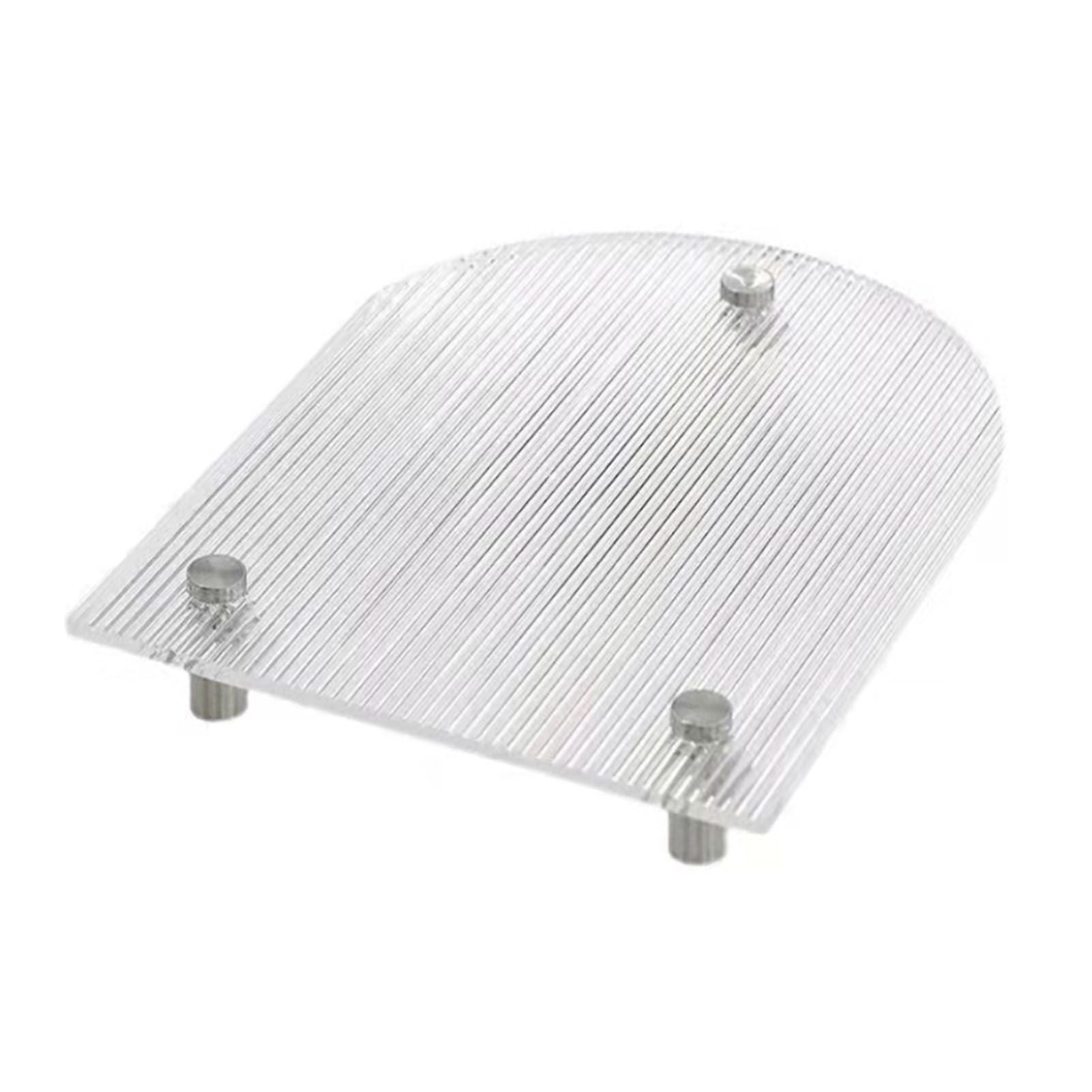 Clear Vanity Tray Transparent Acrylic Simple Modern Style Widely Used Coffee Table Tray for Family Office Cafe Bar U Shape 26x20x3.5cm