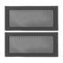 2Pcs Baby Proof Vent Cover Child Proof Safe Soft Silicone for Home Floor Catch Debris Hair Insect Black