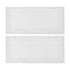 2Pcs Baby Proof Vent Cover Child Proof Safe Soft Silicone for Home Floor Catch Debris Hair Insect White
