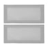 2Pcs Baby Proof Vent Cover Child Proof Safe Soft Silicone for Home Floor Catch Debris Hair Insect Gray