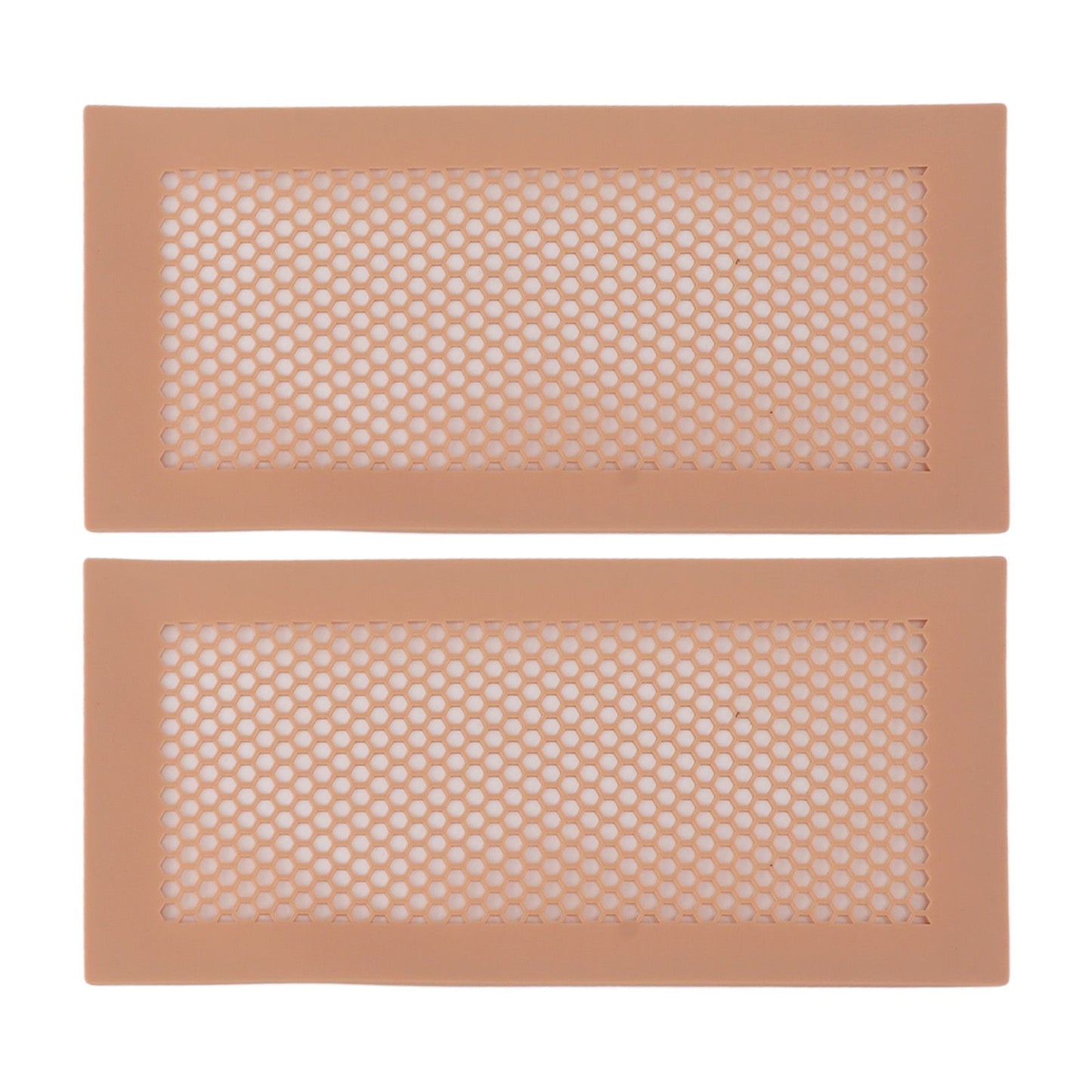 2Pcs Baby Proof Vent Cover Child Proof Safe Soft Silicone for Home Floor Catch Debris Hair Insect Pink