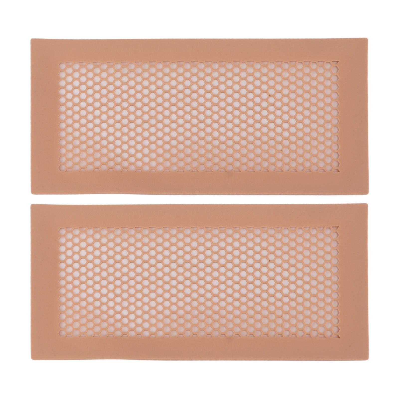 2Pcs Baby Proof Vent Cover Child Proof Safe Soft Silicone for Home Floor Catch Debris Hair Insect Pink