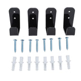4PCS Hockey Stick Rack Black Acrylic Hockey Stick Holder Wall Mount Versatile Hockey Stick Hanger for Club Bar Garage