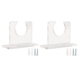 2pcs Baseball Bat Holder for Vertical Display Sturdy Acrylic Bat Hanger Baseball Bat Wall Mount Display Rack