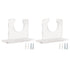 2pcs Baseball Bat Holder for Vertical Display Sturdy Acrylic Bat Hanger Baseball Bat Wall Mount Display Rack
