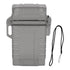 Cigarette Case 20 Capacity Plastic Cigarette Box Sealed Waterproof Cigarette Container Organizer Transparent Black
