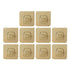 10Pcs Adhesive Hooks Kitchen Wall Hooks Reusable Seamless Hooks for Bathroom Kitchen Outdoor Hanging