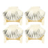 4Pcs Candle Snuffer Candle Extinguisher Metal Shell Pattern Automatic Candle Stopper for Candle Extinguishing Gold