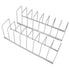 2Pcs Pot Lid Organizer Kitchen Stainless Steel Drainer Commodity Shelf Tabletop Bowl Dish Storage Rack