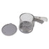 Flour Sifter Sieve PP Transparent Adjustable Fine Mesh One Hand Operation Powder Sifter Sieve for Kitchen Baking Double Layer