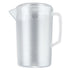 Water Pitcher PC Plastic High Temperature Resistance Frosted Kettle Mix Drinks Water Jug with Scale and Lid for Lemonade Beverage Ice Tea Transparent 3500ml