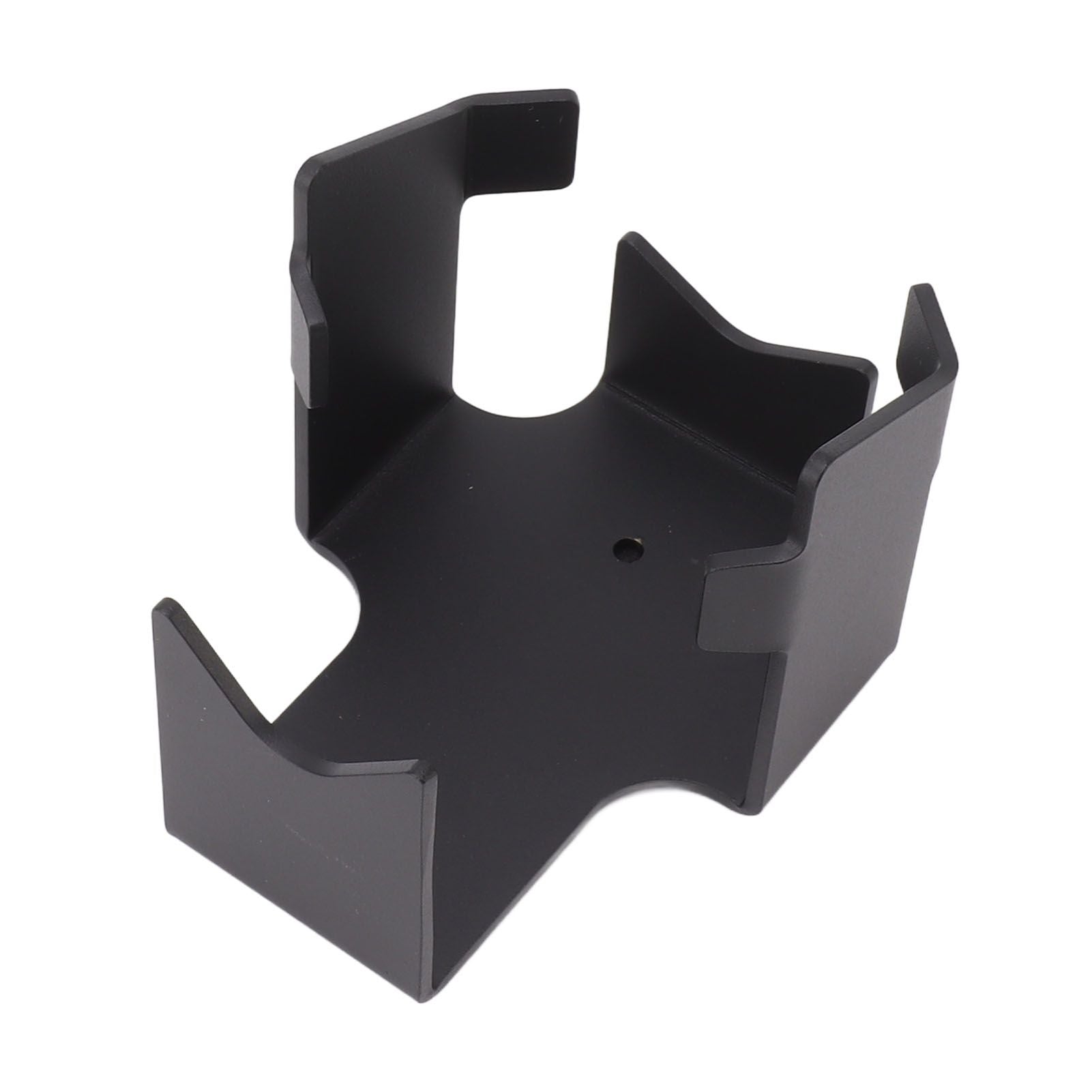 Coffee Portafilter Holder Stand Aluminum Coffee Portafilter Tamping Station for Home Bar Black