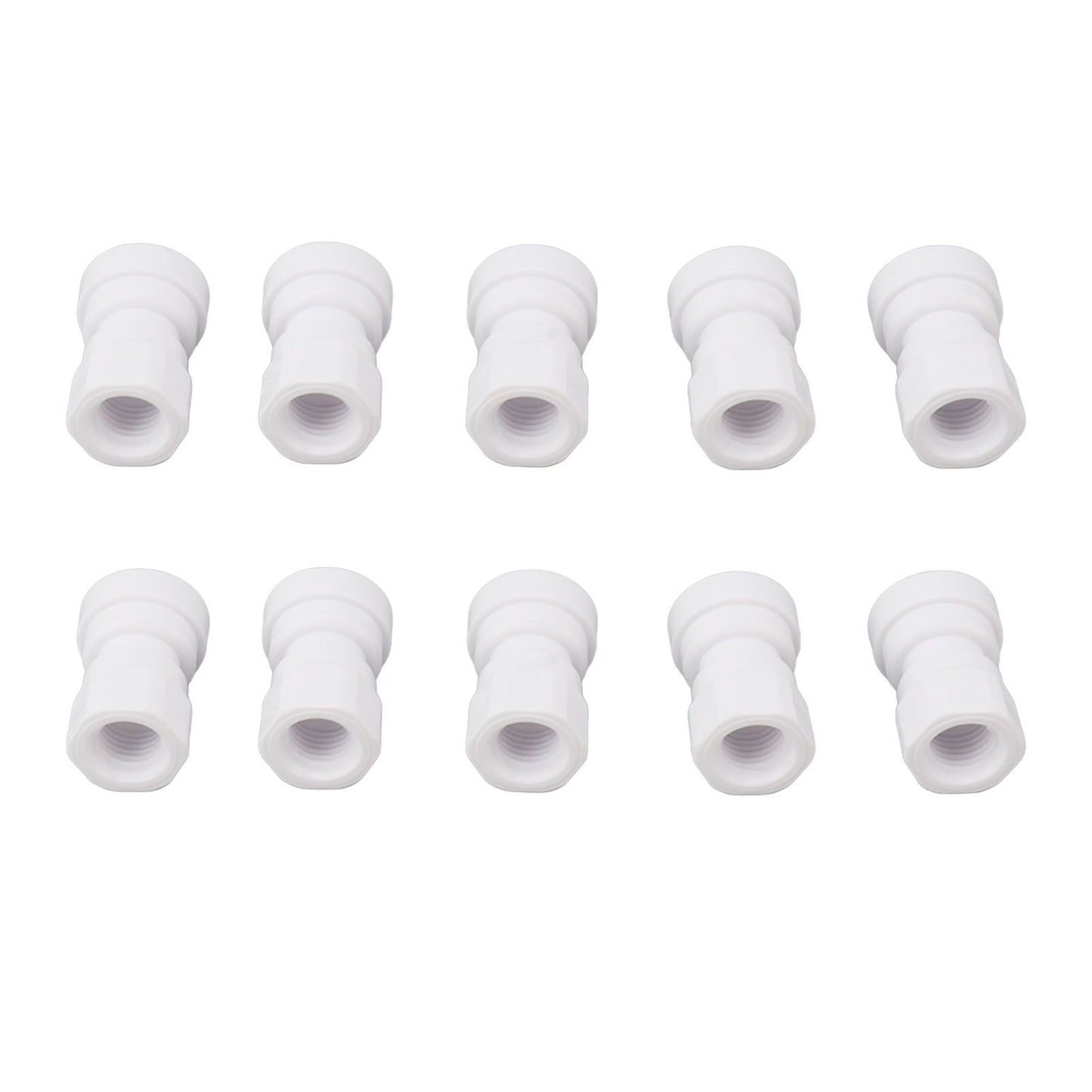 10 Pcs Plastic Quick Connect Fittings Multifunctional Plastic Quick Pipe Fitting for Home Winery Beer Brewing 3/8