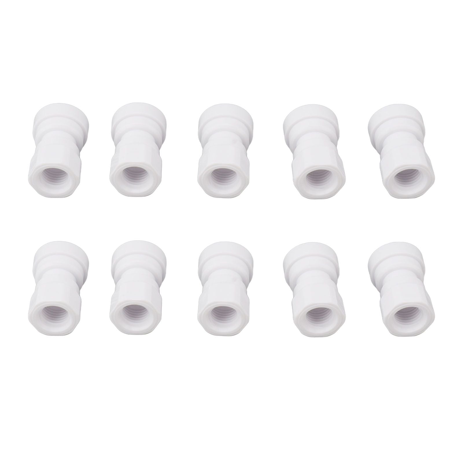 10 Pcs Plastic Quick Connect Fittings Multifunctional Plastic Quick Pipe Fitting for Home Winery Beer Brewing 3/8