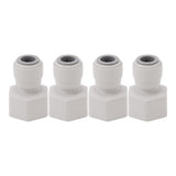 4Pcs Plastic Draft Beer Barrel Dispenser Adapter Beer Machine Maker Dispenser Adapter DN10