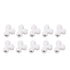 10PCS Push to Connect Fittings 8mm 5/16 Tee Coupling Quick Connector Plastic Tight Sealing Tube Fittings Home Beer Brewing Parts