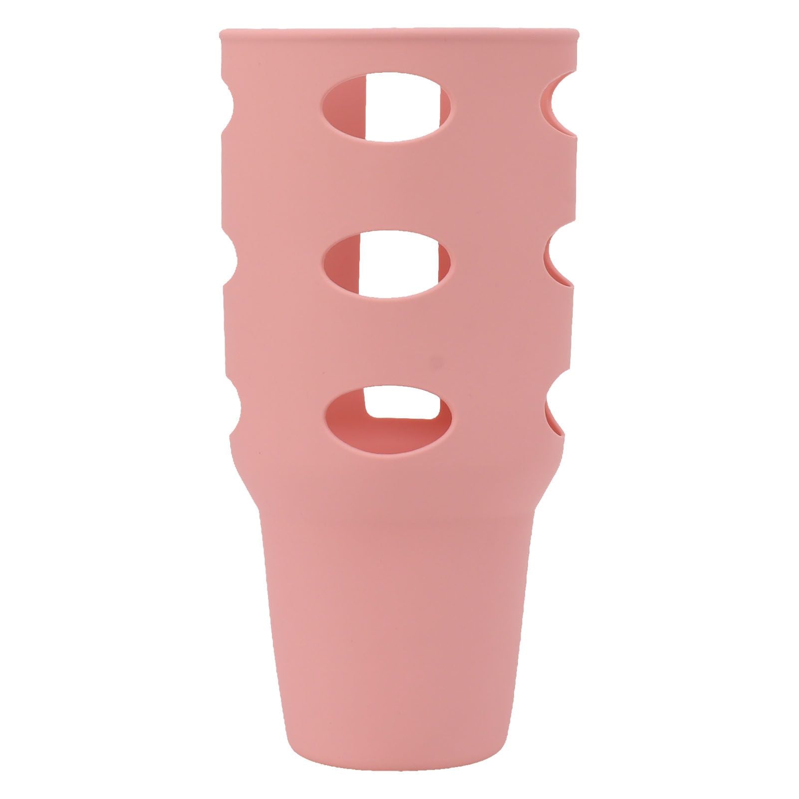 Silicone Boot for 40oz Insulated Cup Anti Slip Wear Proof Cup Protective Sleeve Cover for Home Travel Pink