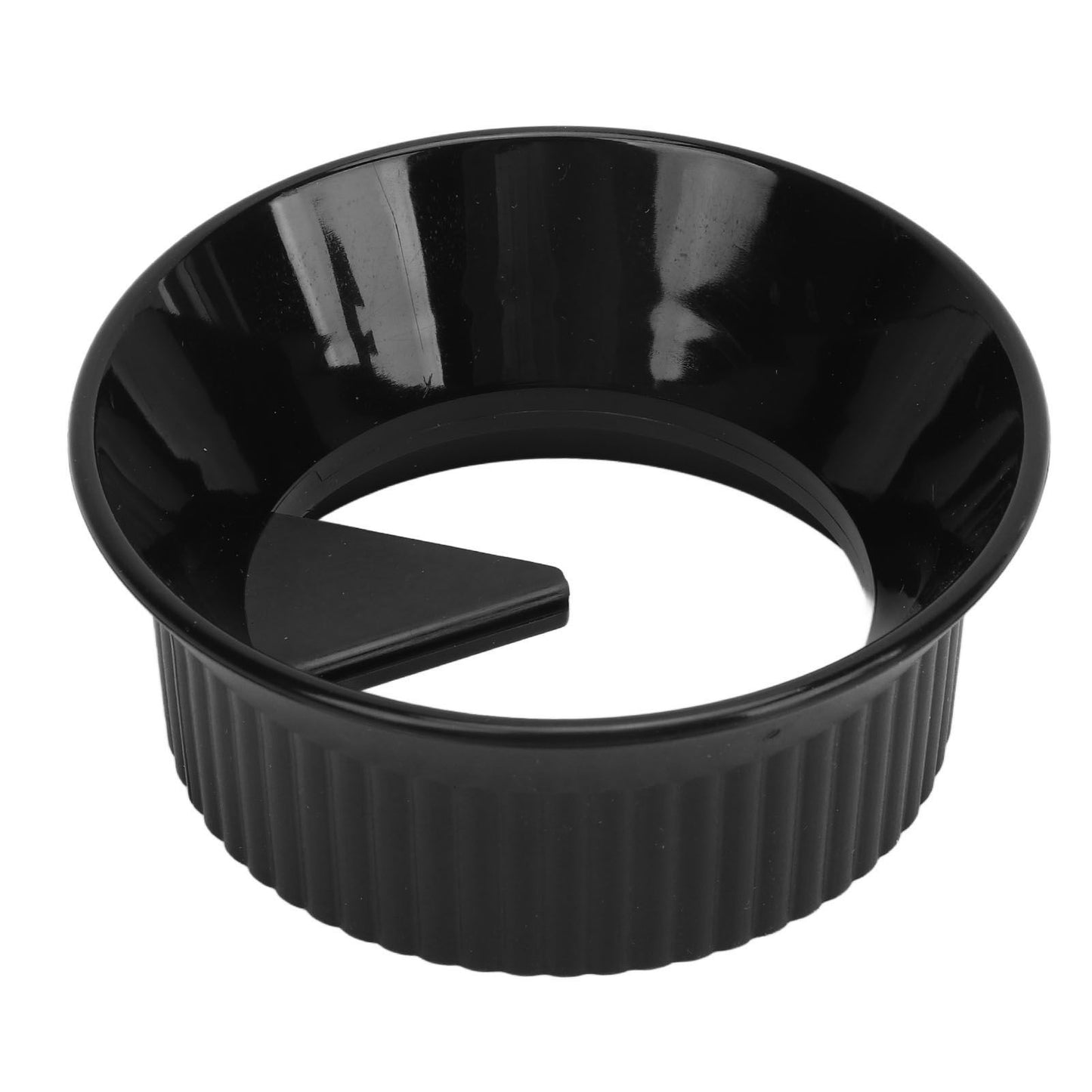 Moka Coffee Distributor Splash Proof Dosing Funnel Coffee Dosing Ring for Single And Dual Valve Moka Pot Black For Three 150ml