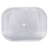 Refrigerator Turntable Organizer Transparent Rectangular Countertop Condiment Storage Rack for Household Kitchen Big Size