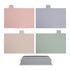 4pcs Color Coded Cutting Boards Set with Holder Double Sided Use Classified Plastic Chopping Board Mats Set