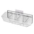 Wall Mounted Storage Container 3 Layer Wall Hanging Kitchen Storage Box for Garlic Ginger Onion Horizontal Hanging