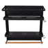 Magnetic Fridge Spice Rack Foldable Multifunctional Adjustable Durable Refrigerator Side Shelf for Kitchen 11.8in Double Tier