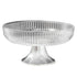Fruit Plate Multifunctional Plastic Stylish Space Saving Decorative Snack Bowl for Candy Nuts Transparent