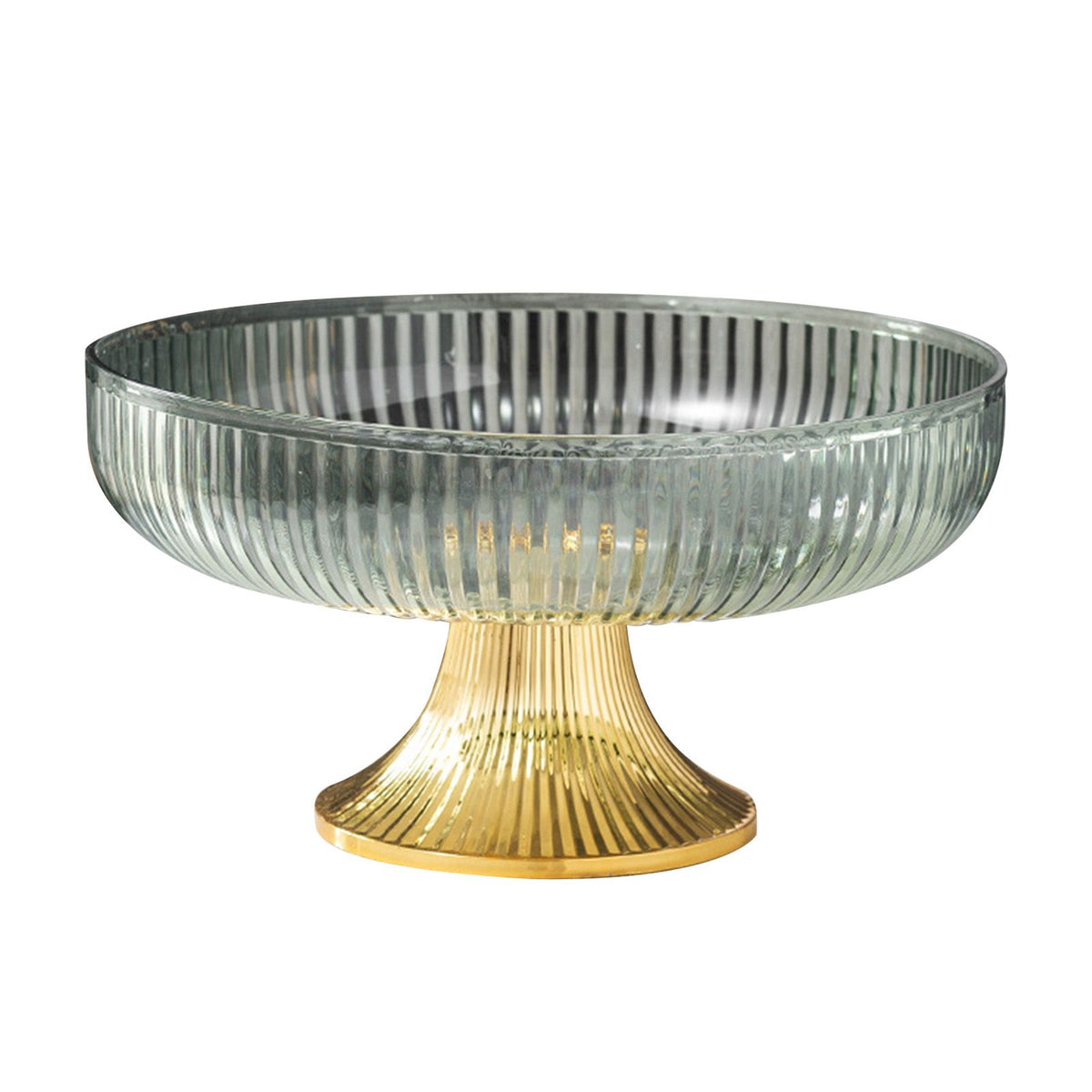 Fruit Plate Multifunctional Plastic Stylish Space Saving Decorative Snack Bowl for Candy Nuts Fruit Green