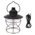 LED Camping Lantern Portable 3 Light Modes USB Charge Stepless Dimming LED Vintage Lantern for Hiking Camping Emergency