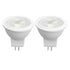 2Pcs MR11 Light Bulb High Brightness 3W 110V Faster Heat Dissipation GU4 Spotlight Bulbs for Landscape Lighting Bedroom Kitchen Warm Light