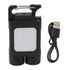 LED Keychain Flashlight 800LM USB Rechargeable Portable Mini Keychain Work Light Pocket Flashlight for Camping Hiking Fishing