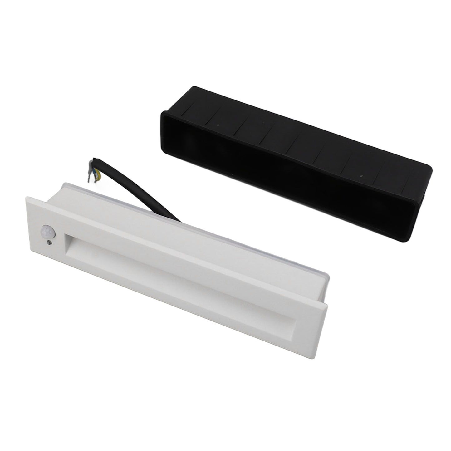 Recessed Sensing Step Light Frosted White LED Stair Light for Hallway Closet Bedroom 110‑240V
