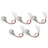 5PCS LED In Ground Well Light DC 12V 1W Mini Embedded Spotlight LED Deck Lamp for Jewel Cabinet Ceiling Stair Landscape