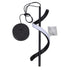 Spiral LED Pendant Light Black Glareless Bright Eyes Protection LED Hanging Lamp for Living Room Cafe Family 85‑265V White Light