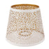 Lamp Shade E27 E26 White Carved Flower Pattern Iron Modern Design Easy Installation Bulb Shade for Home Living Room