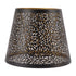 Metal Lamp Shade E26 E27 Forest Tree Style Hollow Out Iron Decorative Lampshade Cover with Inner Gold Pattern for Table Wall Ceiling Lamp Black