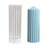 Coarse Rack Tip Scented Candle Mold Geometric Shape Plastic Candle Making Molds for Making Paraffin Wax and Carnauba Wax