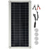 20W Flexible Polycrystalline Solar Panel Controller Dual USB Solar Charger for Car RV Marine Boat