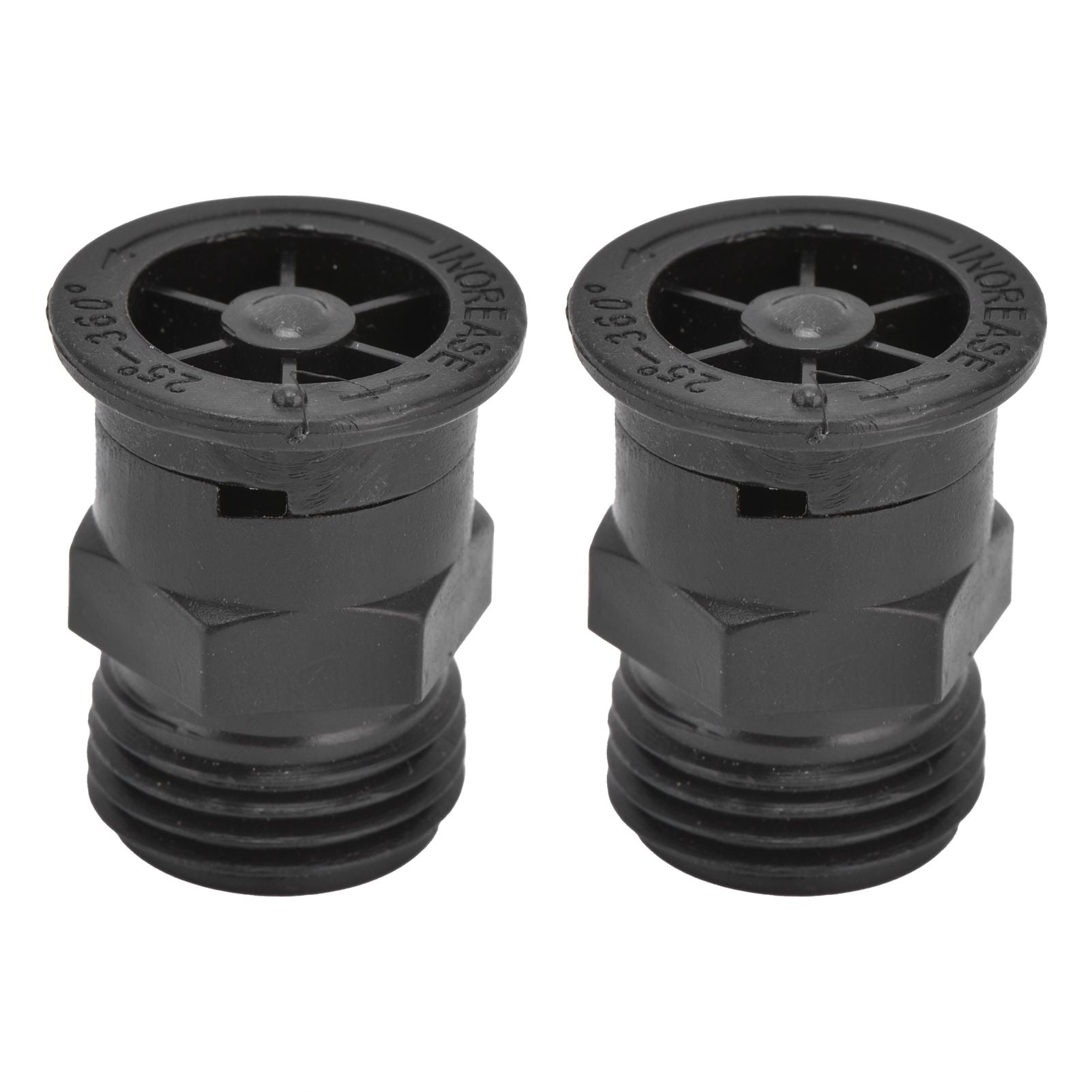2Pcs Sprinkler Nozzle G1/2 External Thread Plastic Sprinkler Irrigation Garden Lawn Supplies