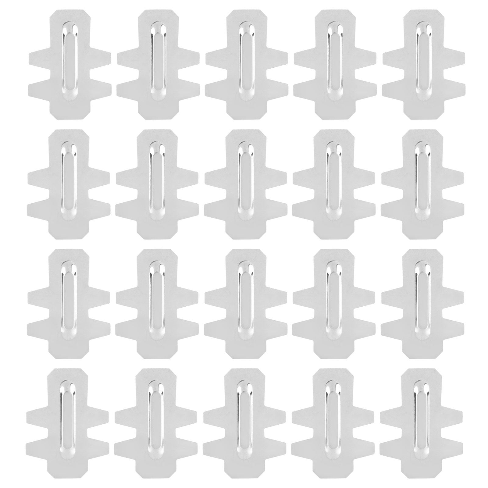 20Pcs Stainless Steel Rabbit Cage Door Hook Card Accessory Cage Hardware Breeding Equipment