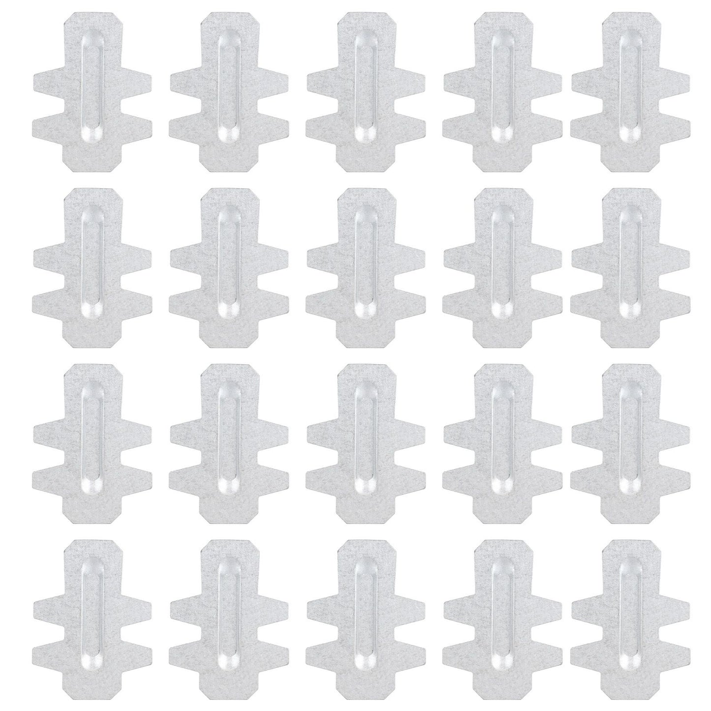 20PCS Rabbits Cage Cards Galvanized Sheet Iron Rabbits Cage Door Feeder Card Farming Equipment