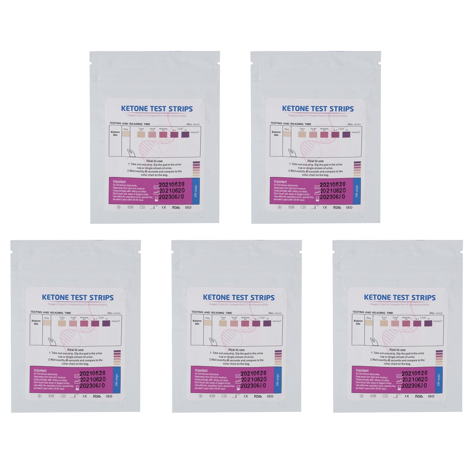 5 Packs Pool Test Strips Fast Detection Easily Read Clear Results Reliable Uric Acid Test Paper for Swimming Pools Spas