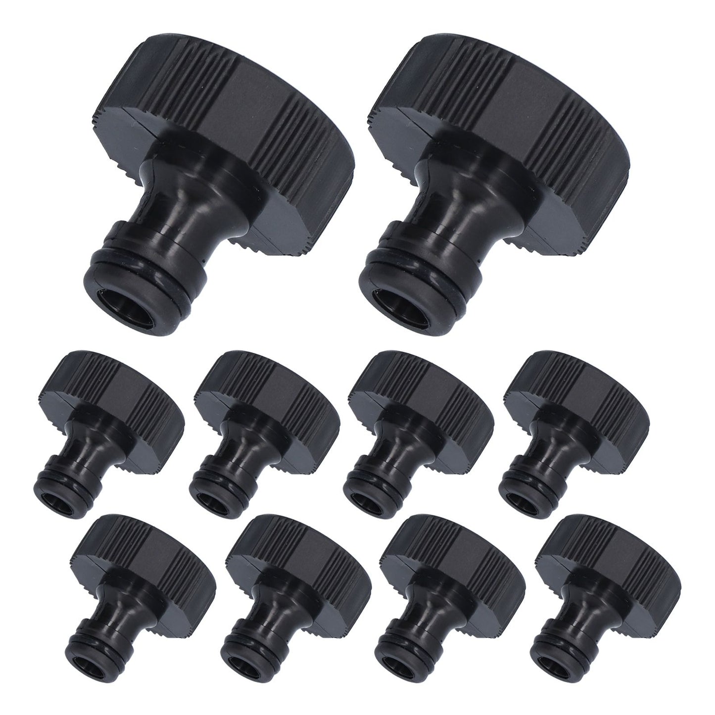 10Pcs 15mm Thread Adapter Plastic Sealable Durable Hose Connector for Courtyard GardenG1 Female Thread